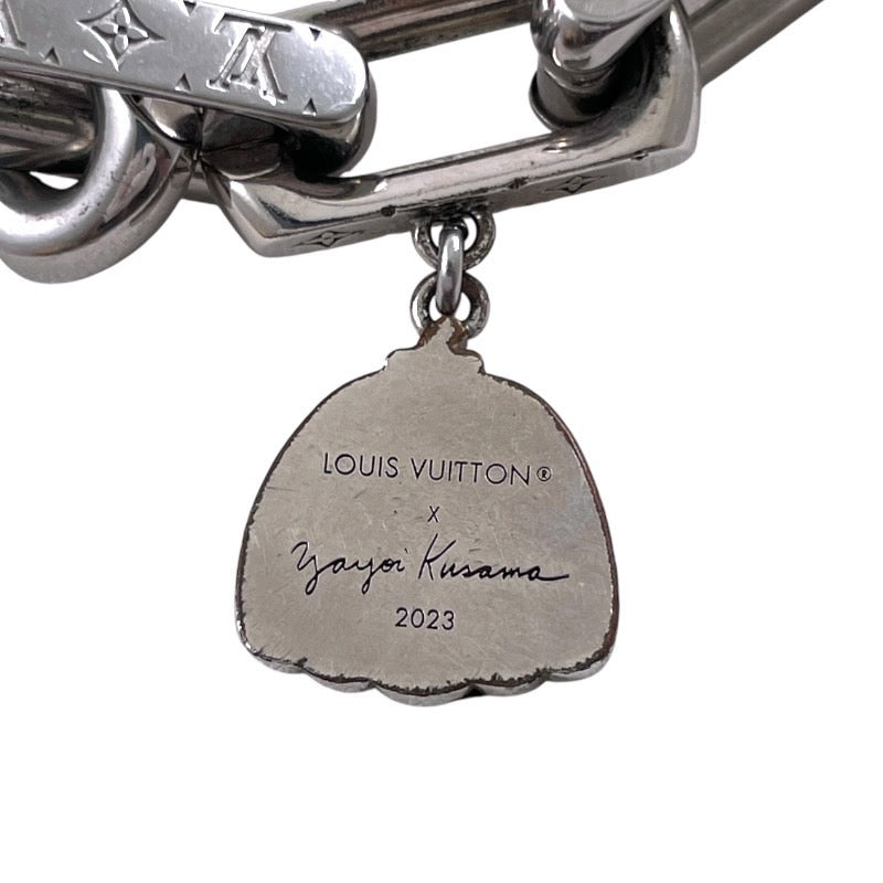 【LOUIS VUITTON】ルイ・ヴィトン ブラスレ モノグラム チェーン M0976L ブレスレット メンズ インフィニティ ドット 草間彌生