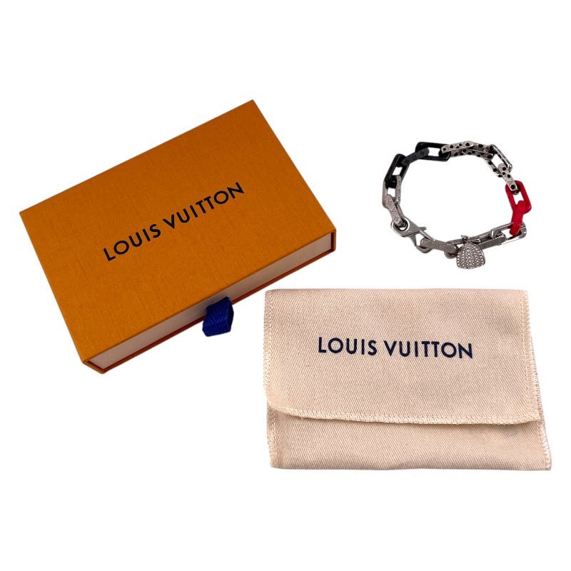 【LOUIS VUITTON】ルイ・ヴィトン ブラスレ モノグラム チェーン M0976L ブレスレット メンズ インフィニティ ドット 草間彌生