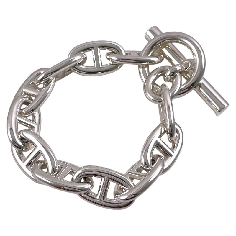 【HERMES】エルメス シェーヌダンクルTGM ブレスレット シルバー925 メンズ 11コマ 鎖 チェーン レディース