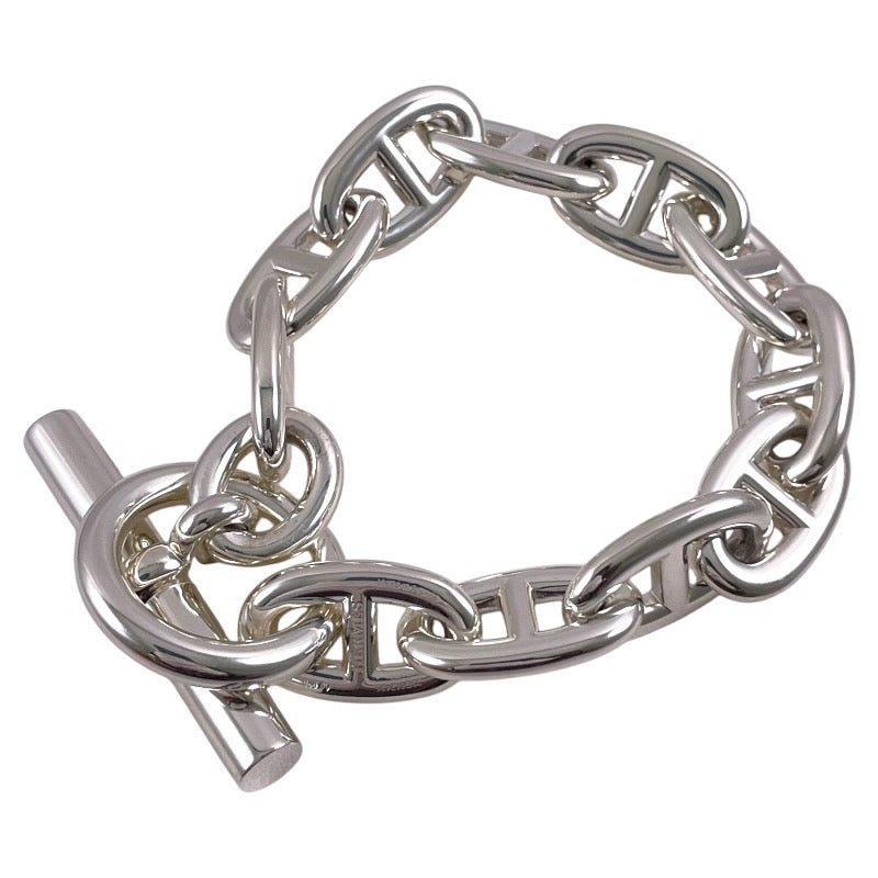 【HERMES】エルメス シェーヌダンクルTGM ブレスレット シルバー925 メンズ 11コマ 鎖 チェーン レディース