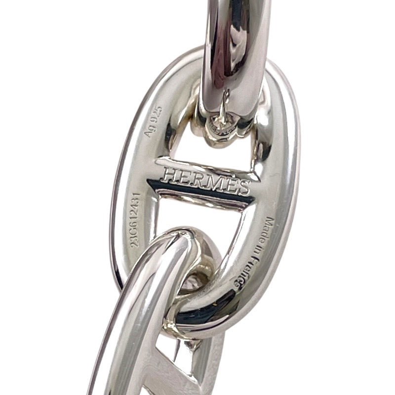 【HERMES】エルメス シェーヌダンクルTGM ブレスレット シルバー925 メンズ 11コマ 鎖 チェーン レディース