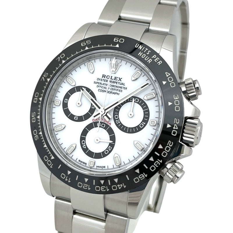【ROLEX】ロレックス コスモグラフ デイトナ 116500LN 腕時計 ステンレススチール メンズ ランダム番 2019年ギャラ 白文字盤 ホワイト 自動巻き