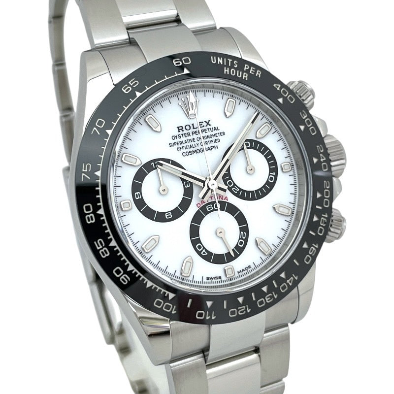 【ROLEX】ロレックス コスモグラフ デイトナ 116500LN 腕時計 ステンレススチール メンズ ランダム番 2019年ギャラ 白文字盤 ホワイト 自動巻き