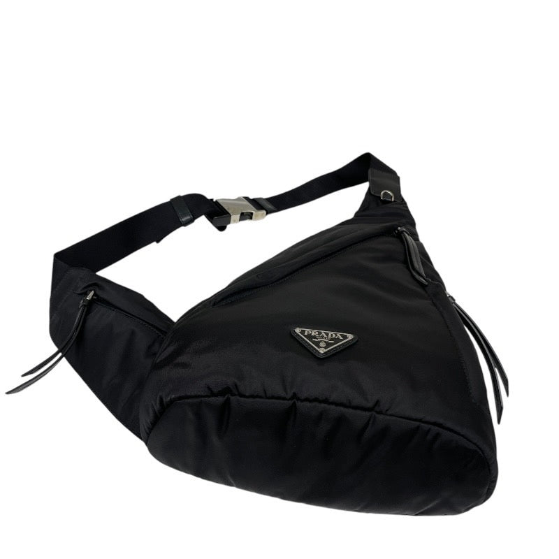 【PRADA】プラダ ボディバッグ 2VZ092 ボディバッグ ナイロン メンズ ショルダー 黒 ブラック Re-nylon リナイロン