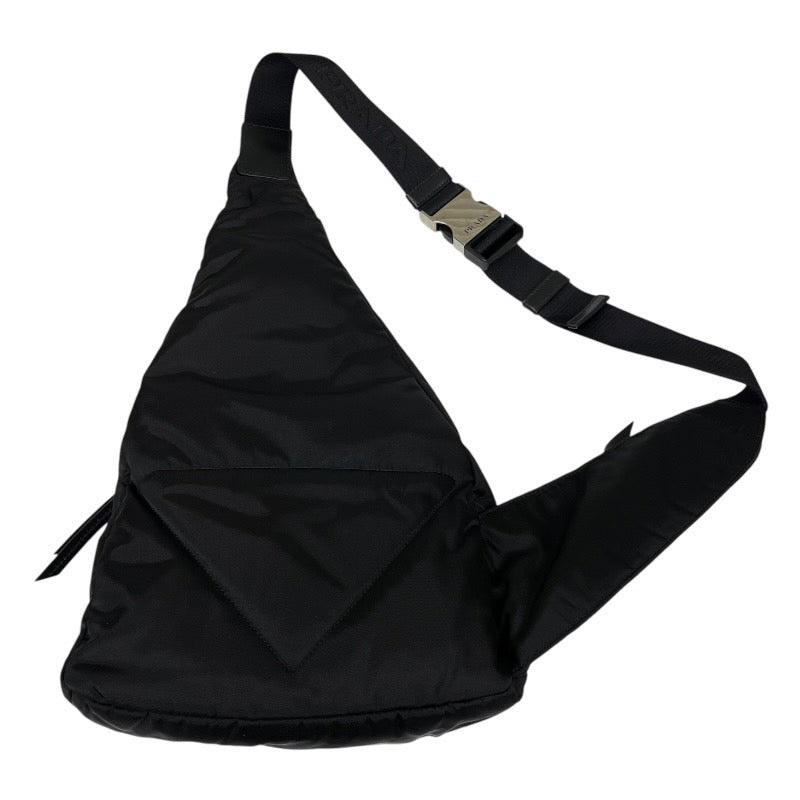 【PRADA】プラダ ボディバッグ 2VZ092 ボディバッグ ナイロン メンズ ショルダー 黒 ブラック Re-nylon リナイロン