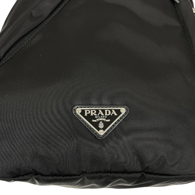 【PRADA】プラダ ボディバッグ 2VZ092 ボディバッグ ナイロン メンズ ショルダー 黒 ブラック Re-nylon リナイロン