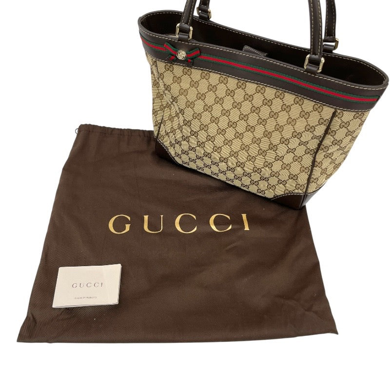 【GUCCI】グッチ メイフェア 257061 ハンドバッグ GGキャンバス レディース シェリーライン リボン トート レザー
