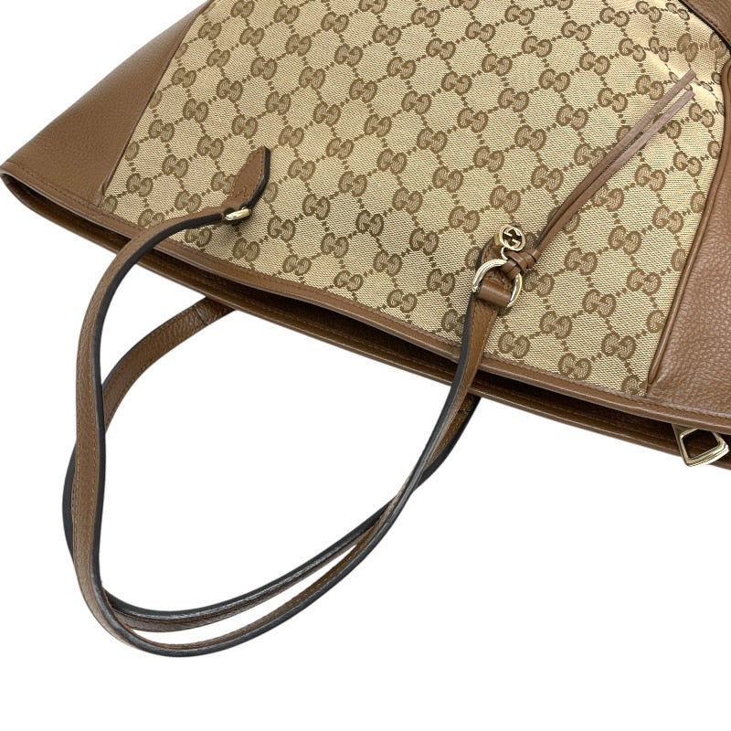 【GUCCI】グッチ ブリーライン 449242 トートバッグ GGキャンバス レディース ハンド ベージュ ブラウン