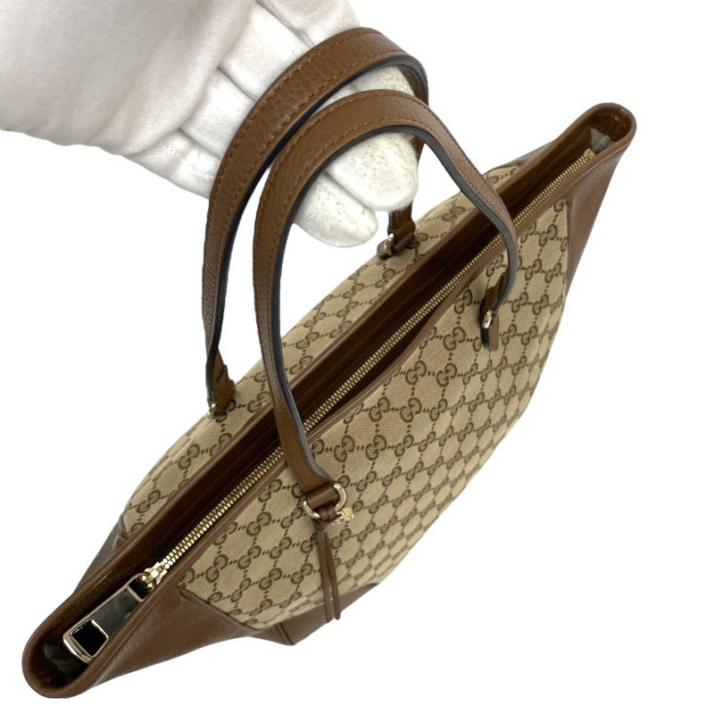 【GUCCI】グッチ ブリーライン 449242 トートバッグ GGキャンバス レディース ハンド ベージュ ブラウン