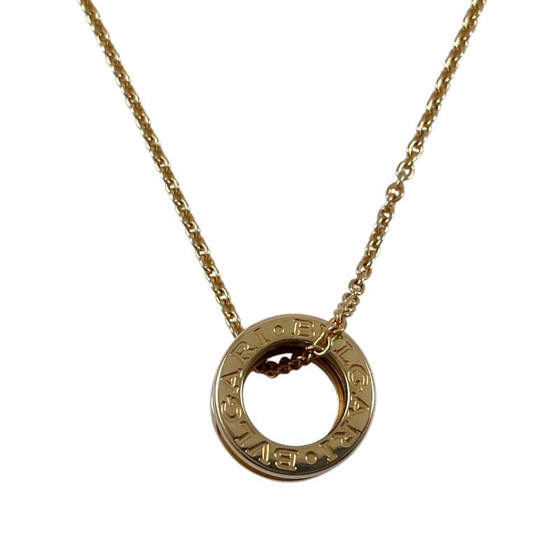 【BVLGARI】ブルガリ B-zero1 ネックレス K18イエローゴールド レディース 750 ビーゼロワン