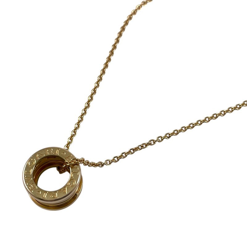 【BVLGARI】ブルガリ B-zero1 ネックレス K18イエローゴールド レディース 750 ビーゼロワン