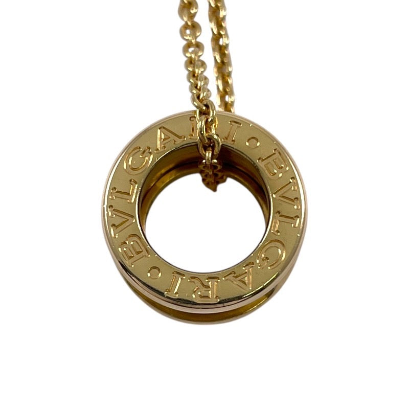 【BVLGARI】ブルガリ B-zero1 ネックレス K18イエローゴールド レディース 750 ビーゼロワン