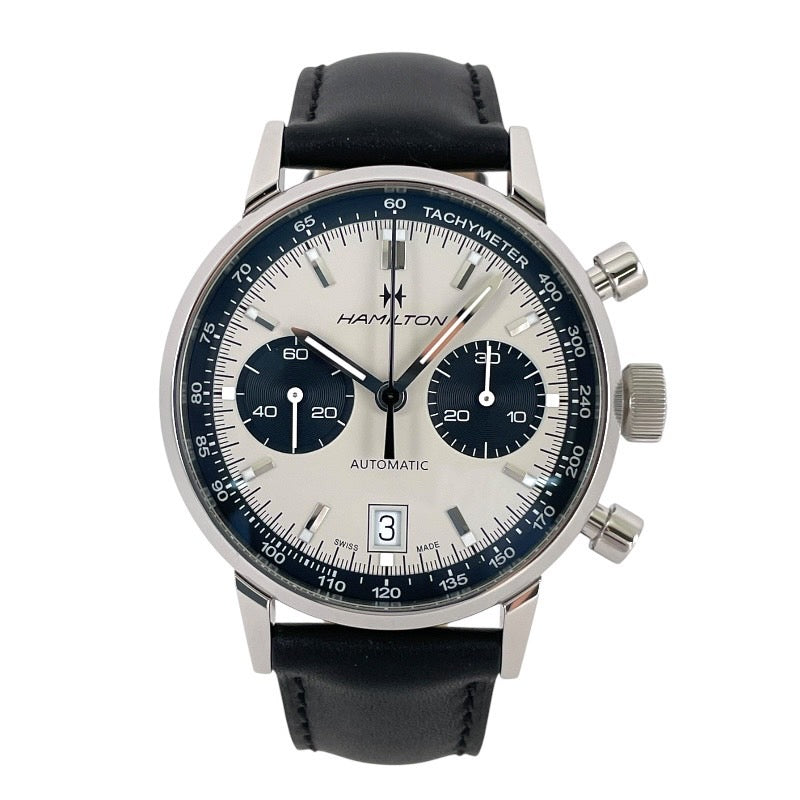 【HAMILTON】ハミルトン アメリカン クラシック H38416711 腕時計 ステンレススチール メンズ イントラマティック オート クロノ 自動巻き H384160