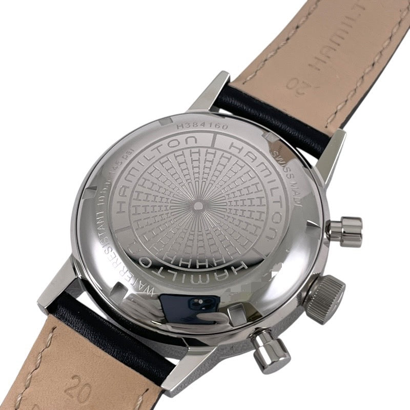 【HAMILTON】ハミルトン アメリカン クラシック H38416711 腕時計 ステンレススチール メンズ イントラマティック オート クロノ 自動巻き H384160