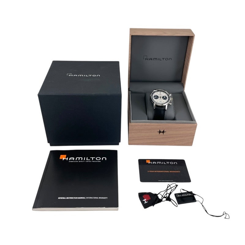 【HAMILTON】ハミルトン アメリカン クラシック H38416711 腕時計 ステンレススチール メンズ イントラマティック オート クロノ 自動巻き H384160