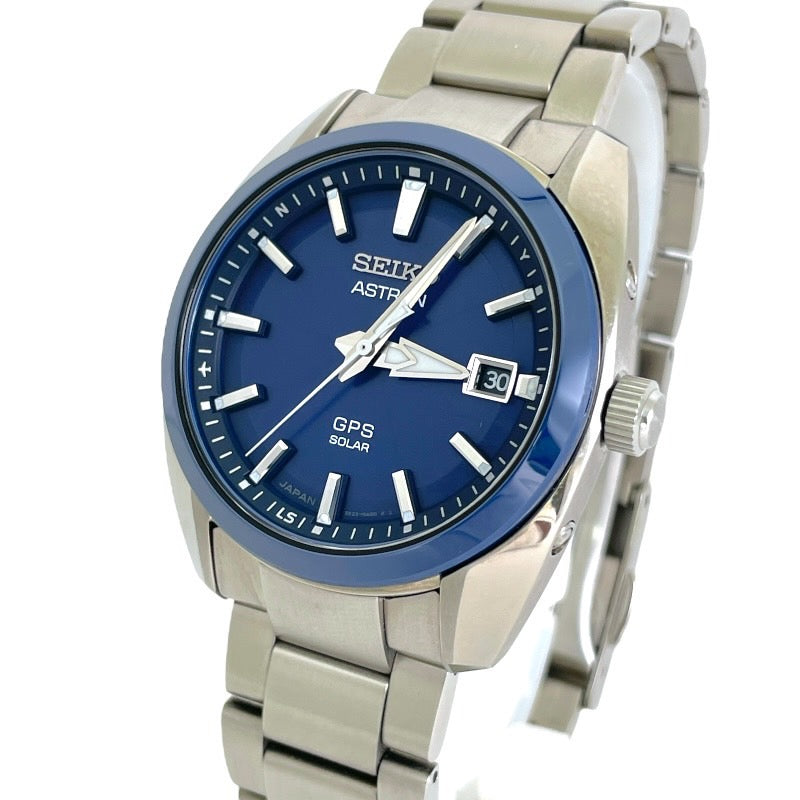 【SEIKO】セイコー アストロン ASTRON SBXD003 3X22-0AC0 腕時計 ステンレススチール メンズ GPSソーラー 青文字盤 ブルー