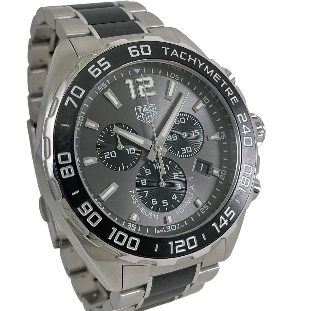 【TAG HEUER】タグホイヤー フォーミュラ1 クロノグラフ CAZ1011.BA0843 腕時計 ステンレススチール メンズ クォーツ グレー