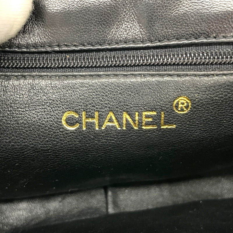 【CHANEL】シャネル ココマーク ミニバッグ ショルダーバッグ ラムスキン レディース 黒 ブラック 0番台 マグネットフラップ