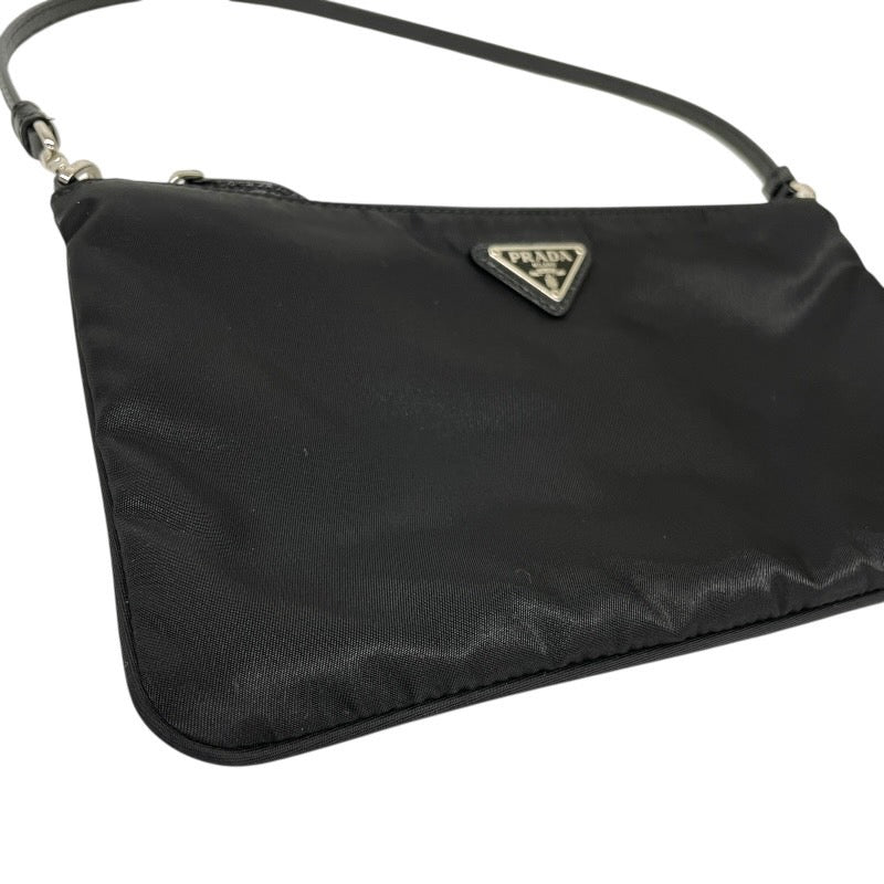 【PRADA】プラダ ミニバッグ 1NI545 ポーチ レディース ナイロン 黒 ブラック リナイロン Re-nylon