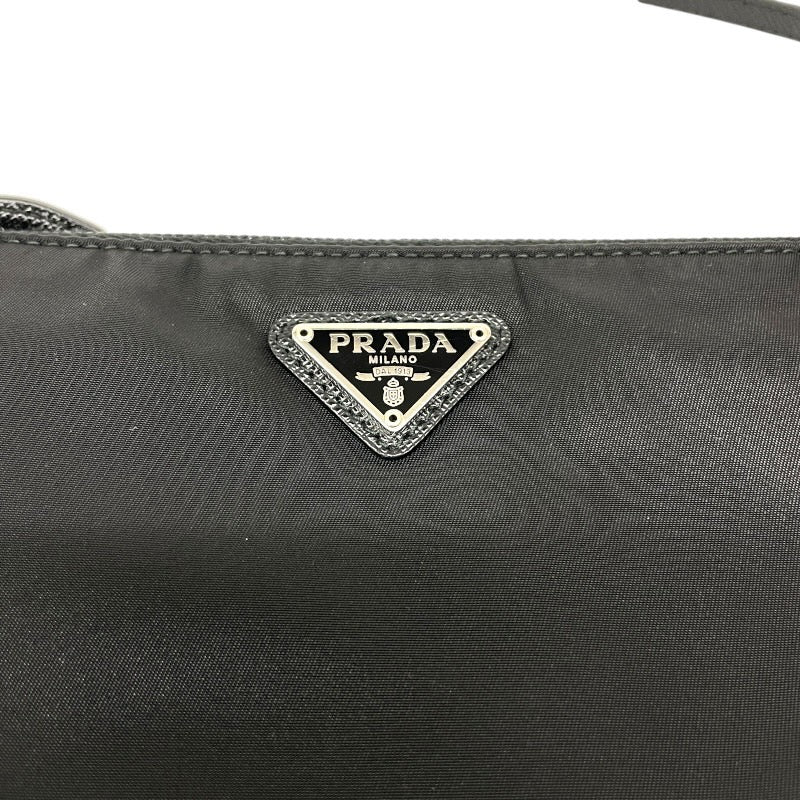 【PRADA】プラダ ミニバッグ 1NI545 ポーチ レディース ナイロン 黒 ブラック リナイロン Re-nylon