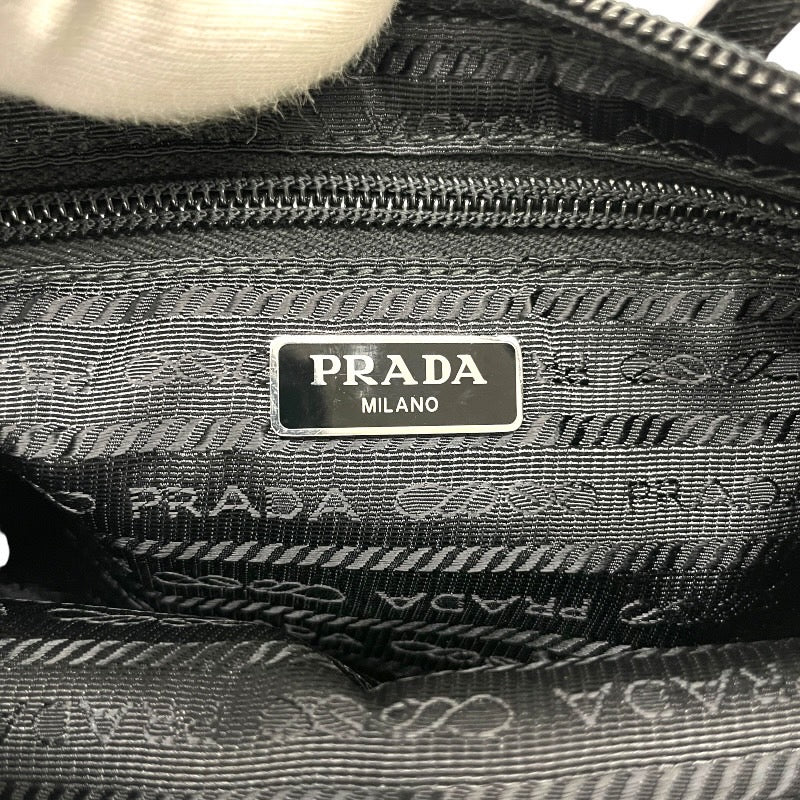 【PRADA】プラダ ミニバッグ 1NI545 ポーチ レディース ナイロン 黒 ブラック リナイロン Re-nylon