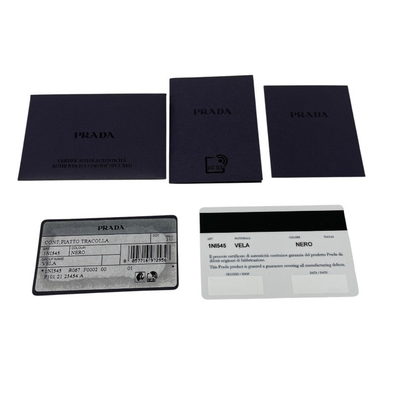 【PRADA】プラダ ミニバッグ 1NI545 ポーチ レディース ナイロン 黒 ブラック リナイロン Re-nylon