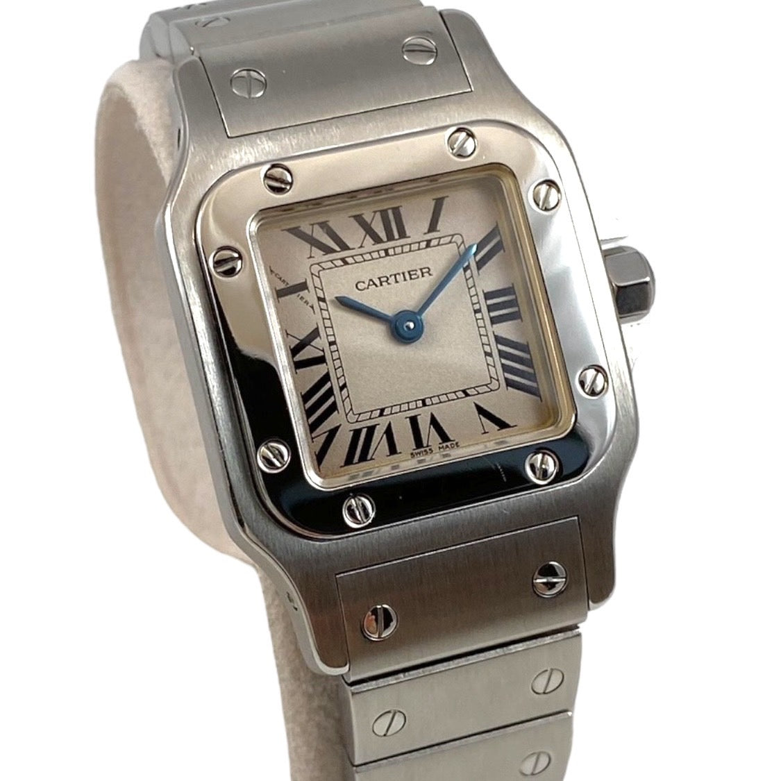 【CARTIER】カルティエ サントスガルベSM W20056D6 腕時計 ステンレススチール レディース クォーツ
