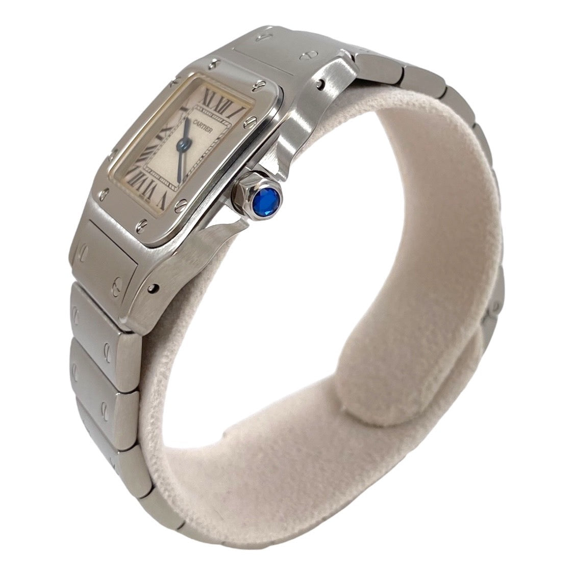 【CARTIER】カルティエ サントスガルベSM W20056D6 腕時計 ステンレススチール レディース クォーツ