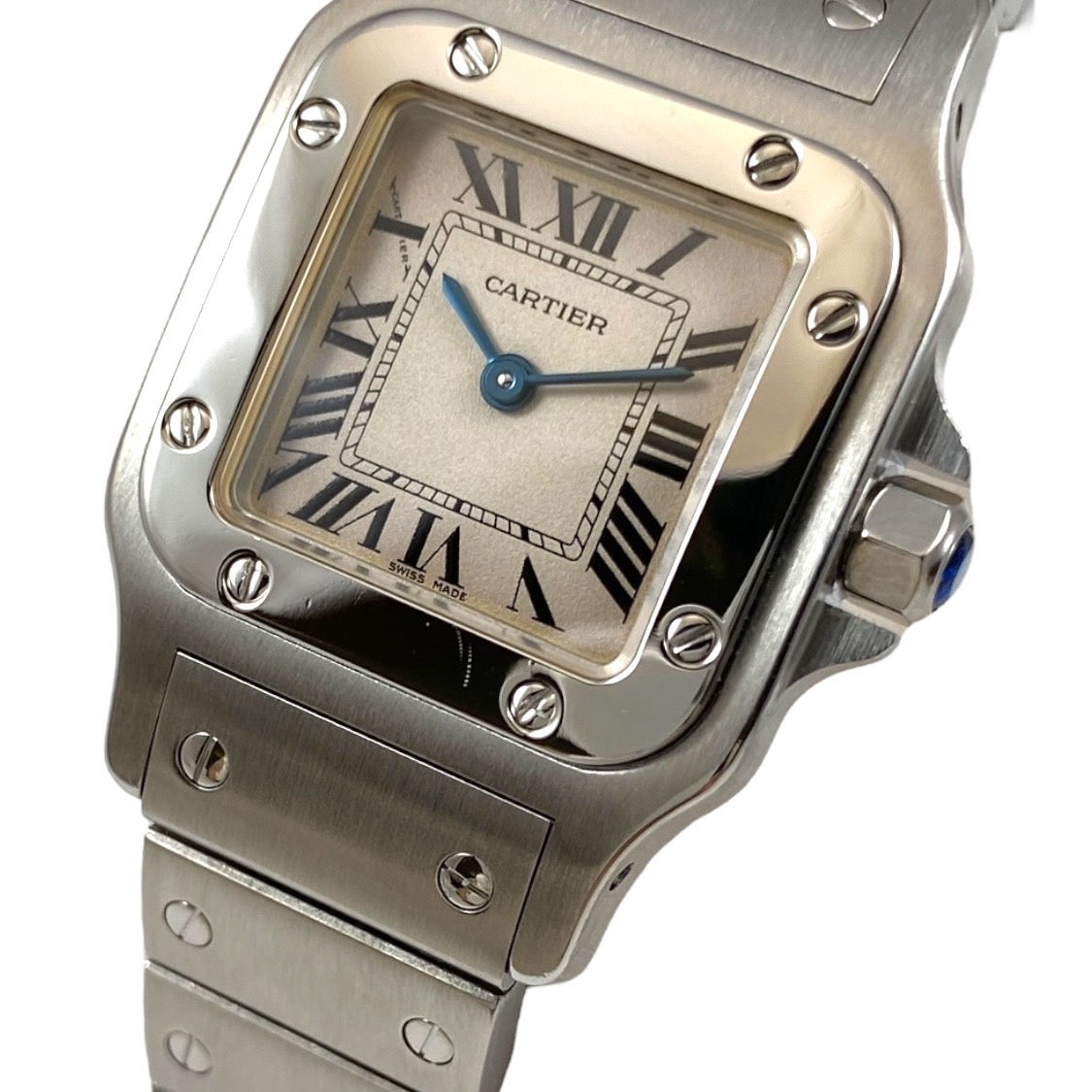 【CARTIER】カルティエ サントスガルベSM W20056D6 腕時計 ステンレススチール レディース クォーツ