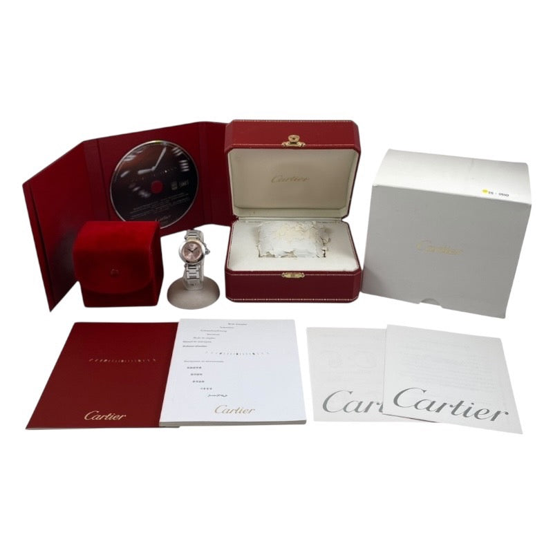 【CARTIER】カルティエ ミスパシャ W3140008 腕時計 ステンレススチール レディース クォーツ ピンク