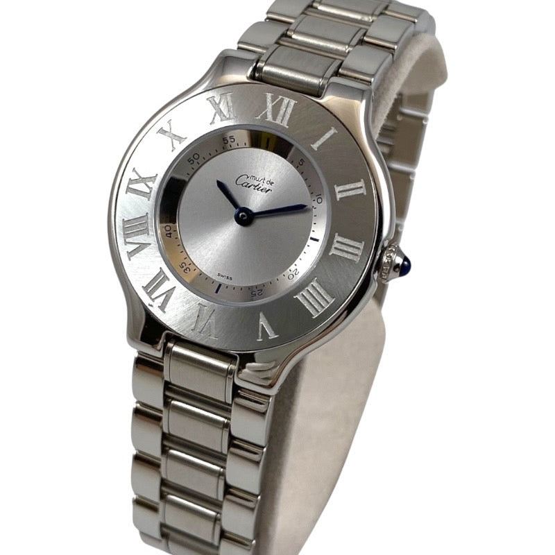 【CARTIER】カルティエ マスト21 W10110T2  腕時計 ステンレススチール メンズ ヴァンティアン クォーツ