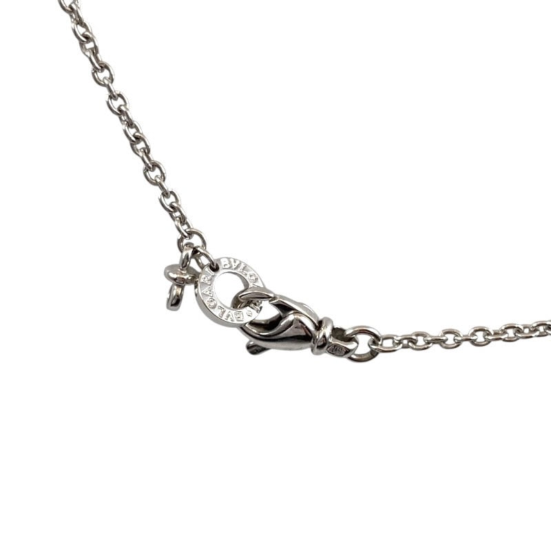 【BVLGARI】ブルガリ ラテンクロス ネックレス K18ホワイトゴールド メンズ 750 ペンダント 十字架 ダイヤモンド レディース