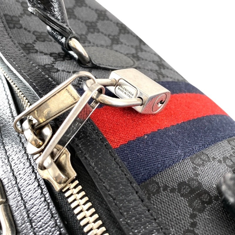 【BALENCIAGA】バレンシアガ ミディアムダッフルバッグ 350個限定 680124 ボストンバッグ メンズ バレンシアガ ザ ハッカープロジェクト グッチ コラボ BALENCIAGA×GUCCI The Hacker Project