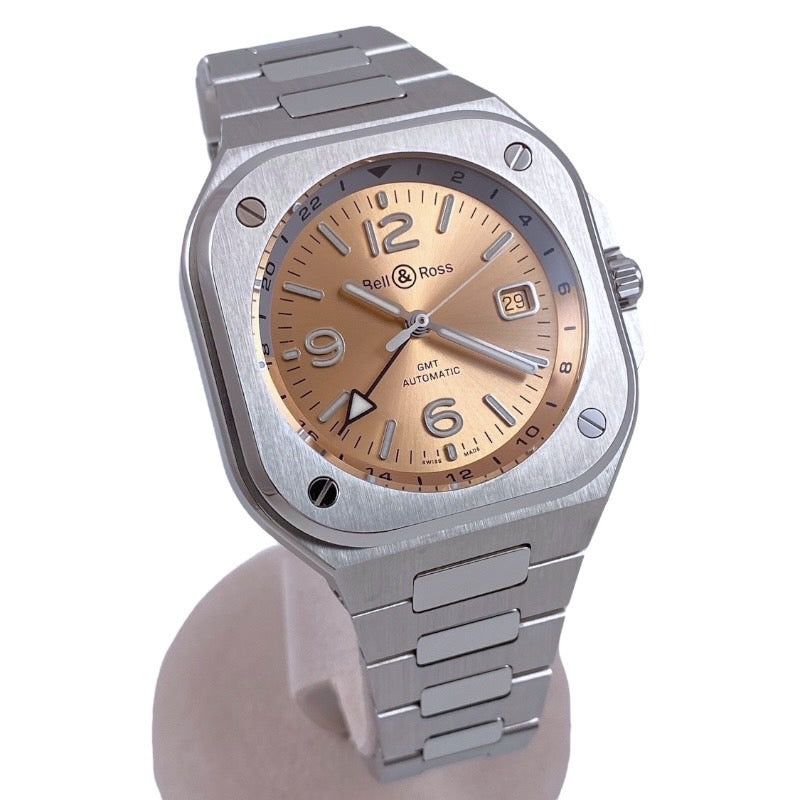 【Bell&Ross】ベル&ロス BR05 GMT AMBER BR05G-CH-ST/SST 腕時計 ステンレススチール メンズ 自動巻き アンバー ブラウン