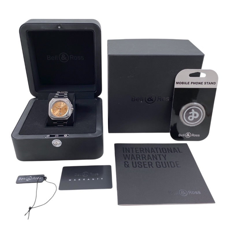 【Bell&Ross】ベル&ロス BR05 GMT AMBER BR05G-CH-ST/SST 腕時計 ステンレススチール メンズ 自動巻き アンバー ブラウン