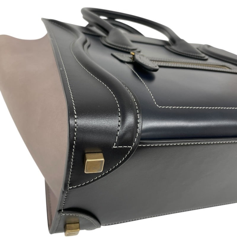 【CELINE】セリーヌ ラゲージ マイクロショッパー トートバッグ レザー レディース ハンド