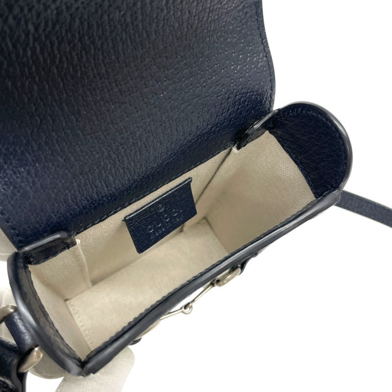 【GUCCI】グッチ GGスプリーム ポシェット 625615 ショルダーバッグ レディース ホースビット スマホポーチ レザー メンズ