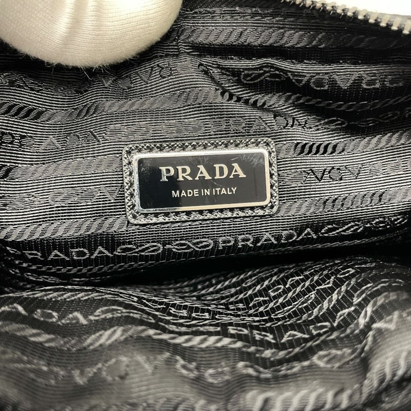 【PRADA】プラダ クロスボディ 2VH133 ショルダーバッグ ナイロン メンズ Re-nylon リナイロン サフィアーノ 黒 ブラック 現行モデル