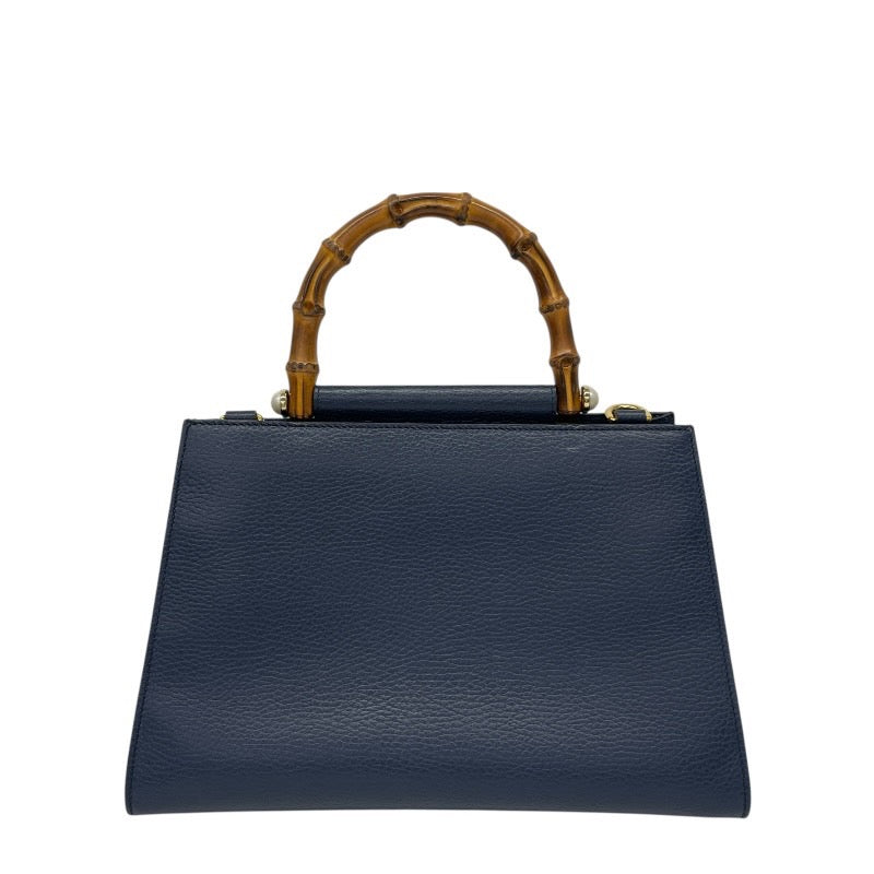 【GUCCI】グッチ ニムフェア 459076 ハンドバッグ レザー レディース バンブー 2WAY ショルダー シェリーライン