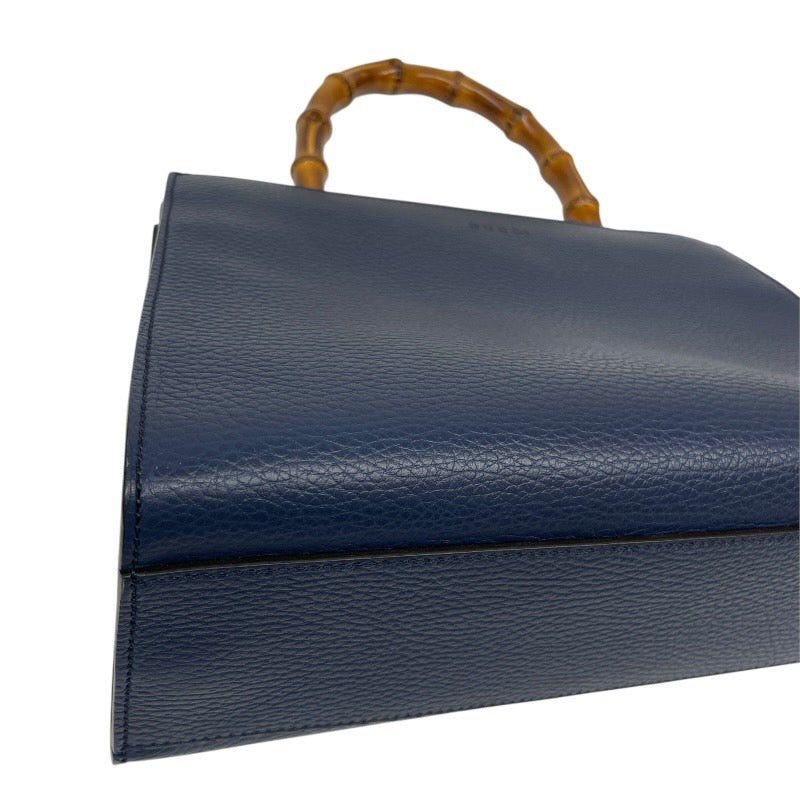 【GUCCI】グッチ ニムフェア 459076 ハンドバッグ レザー レディース バンブー 2WAY ショルダー シェリーライン