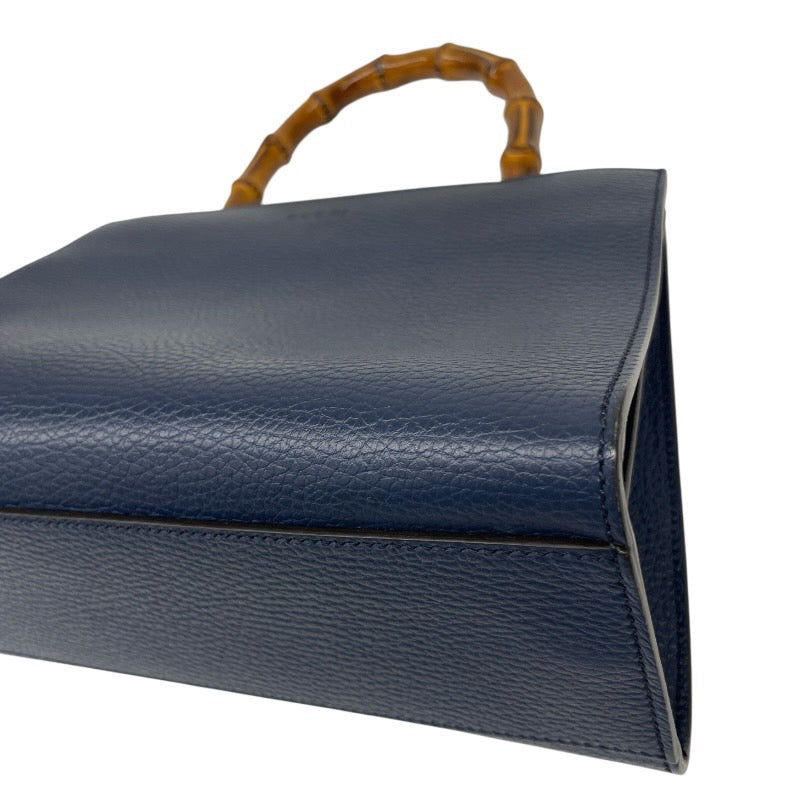 【GUCCI】グッチ ニムフェア 459076 ハンドバッグ レザー レディース バンブー 2WAY ショルダー シェリーライン