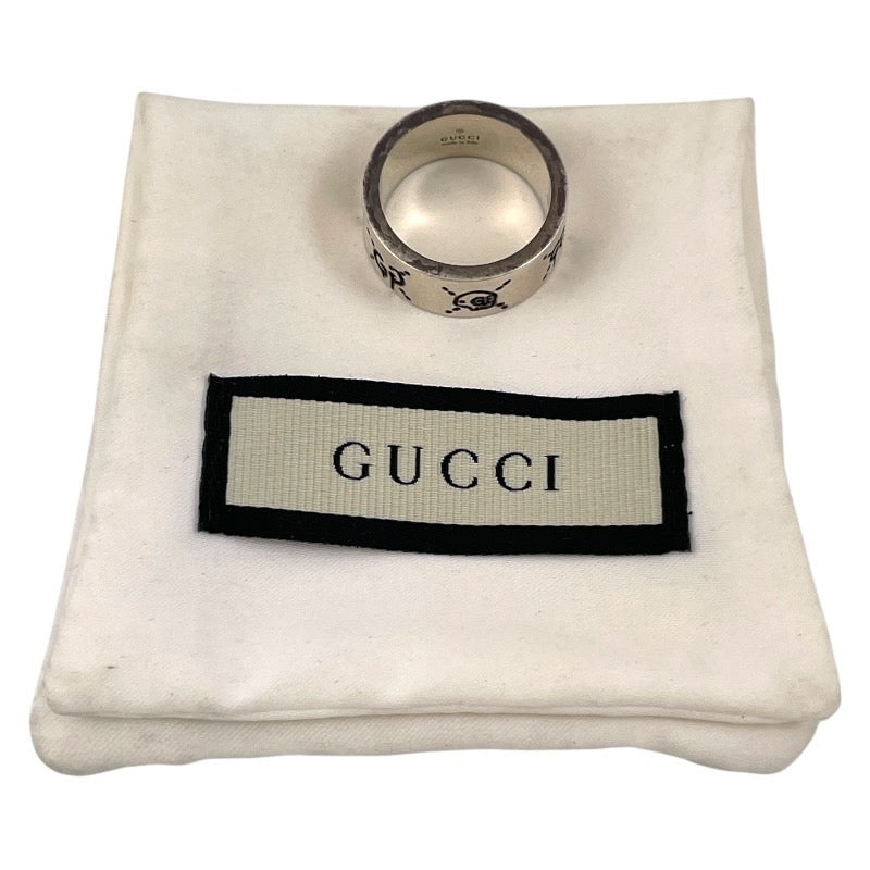 【GUCCI】グッチ ゴースト 455318 リング・指輪 シルバー925 メンズ 15号 レディース