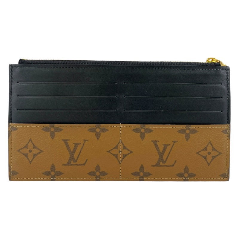 【LOUIS VUITTON】ルイ・ヴィトン スリム パース M80390 カードケース レディース モノグラム リバース コインケース ポーチ