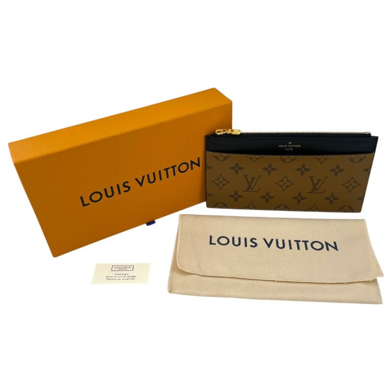 【LOUIS VUITTON】ルイ・ヴィトン スリム パース M80390 カードケース レディース モノグラム リバース コインケース ポーチ