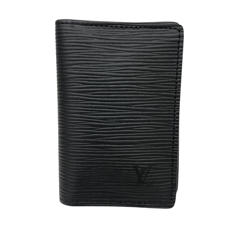 【LOUIS VUITTON】ルイ・ヴィトン オーガナイザー ドゥ ポッシュ M60642 カードケース エピレザー メンズ エピ ノワール 黒 ブラック レディース