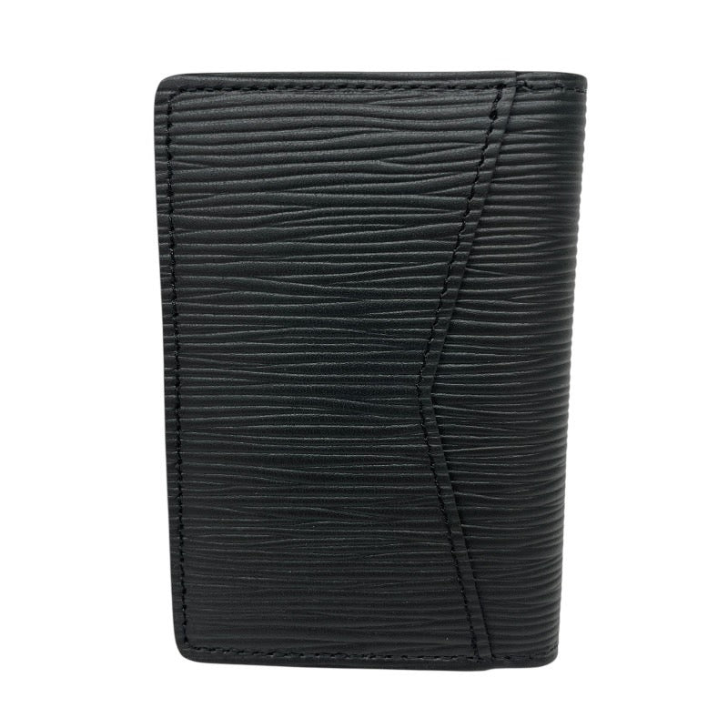 【LOUIS VUITTON】ルイ・ヴィトン オーガナイザー ドゥ ポッシュ M60642 カードケース エピレザー メンズ エピ ノワール 黒 ブラック レディース
