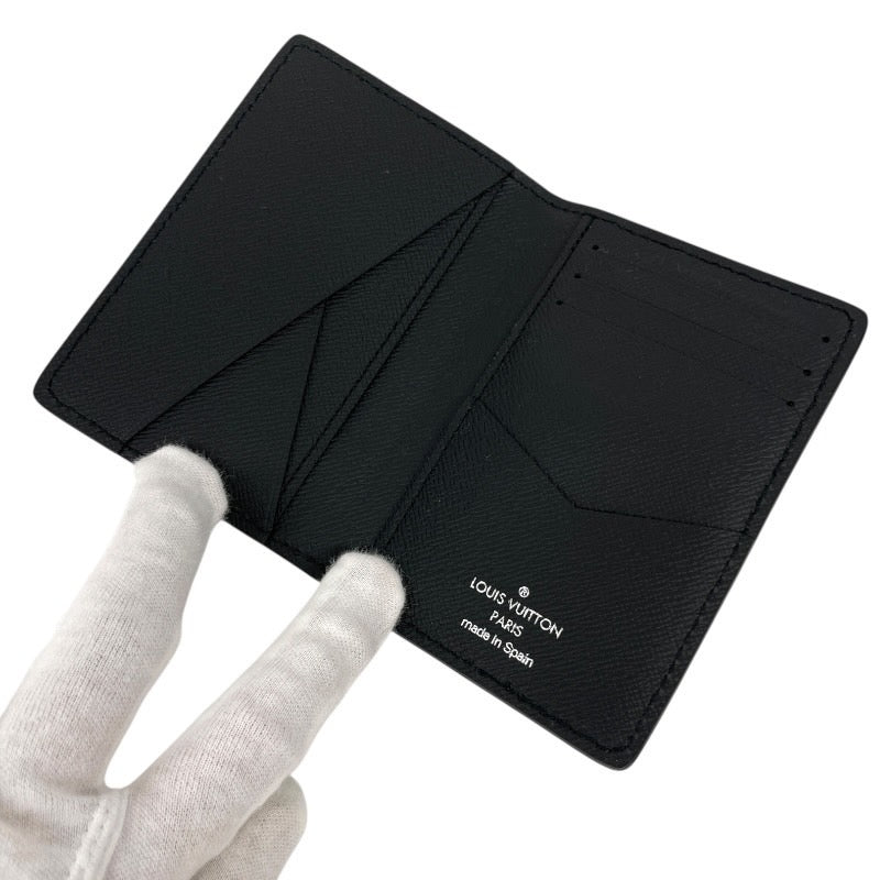 【LOUIS VUITTON】ルイ・ヴィトン オーガナイザー ドゥ ポッシュ M60642 カードケース エピレザー メンズ エピ ノワール 黒 ブラック レディース