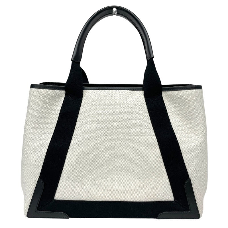 【BALENCIAGA】バレンシアガ ネイビー カバス M 581292 ハンドバッグ レザー レディース ポーチ付 トート キャンバス