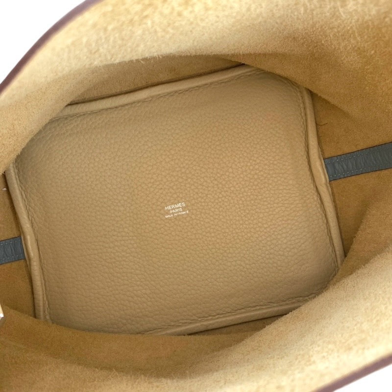 【HERMES】エルメス ピコタンMM ハンドバッグ レザー レディース □M刻印 2009年製造 バイカラー