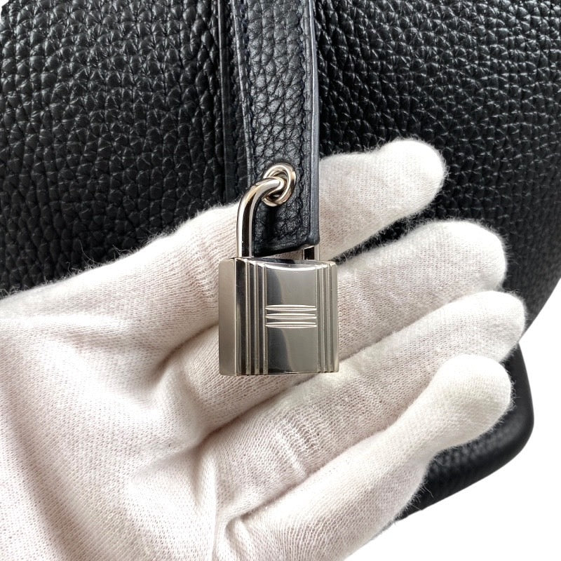 【HERMES】エルメス ピコタンロックMM ハンドバッグ トリヨンクレマンス レディース 黒 ブラック Z刻印 2021年製造